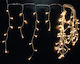 100 Lights LED 3m. x 50cm Warm White type Rain 1pcs