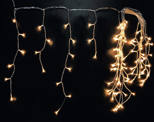 100 Lichterketten LED 3m. x 50cm Warmes Weiß Typ Regen 1Stück