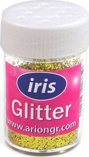 +Efo Iris Gold Glitter Gold Dust in Shaker Jar 8gr