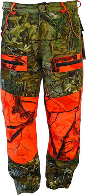 ΑΕΤΟΣ Hunting Pants Snipe Waterproof Παραλλαγής Δάσους Πορτοκαλί Red