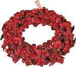 JK Home Decoration Christmas Decorative Wreath 34cm