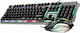 Alcatroz X-Craft XC3000 Σετ Gaming Πληκτρολόγιο με RGB φωτισμό & Ποντίκι (Αγγλικό US) Γκρι