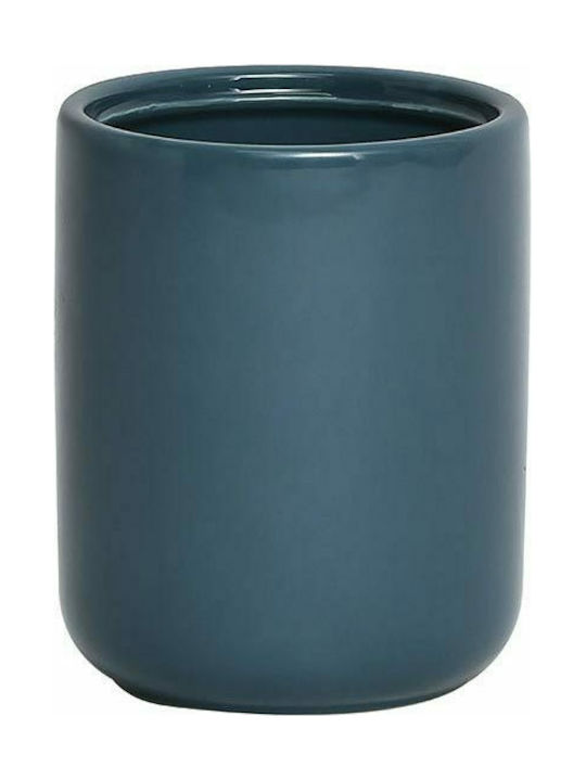 Aria Trade 6192119 Ceramic Cup Holder Countertop Blue Μπλε