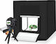Fotobox Beleuchtete mit Mehreren Hintergründen 60x60x60cm