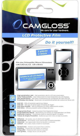 Camgloss Displaycover Navi Univers. Do it yourself 1x3 Screen Protector 120x90mm