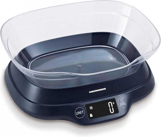 Heinner Ψηφιακή Ζυγαριά Κουζίνας με Κάδο έως 5kg Μαύρη