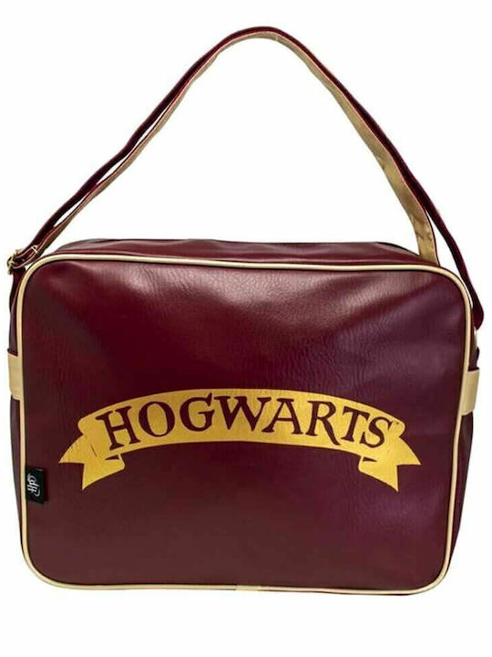 Harry Potter Messenger Ανδρική Τσάντα Ώμου / Χιαστί Μπορντό