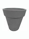 Lifetime Garden Übertopf Kunststoff Gray 30x30x30εκ.