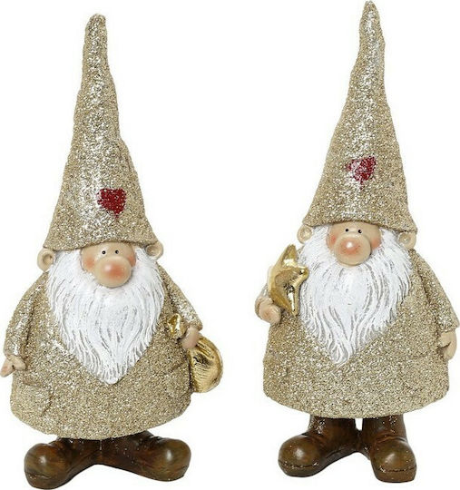 Dekorativer Weihnachtsmann Gold