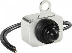 Lampa Мотоциклетен превключвател Превключвател на мотоциклетна кормило 12V 6A Водоустойчив 6мм Алуминиев