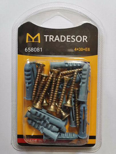 Tradesor Phillips Screw with Diameter M4 and Length 30mm