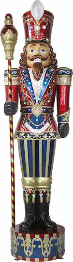 JK Home Decoration Χριστουγεννιάτικος Καρυοθραύστης με Φως Ύψους 300εκ.