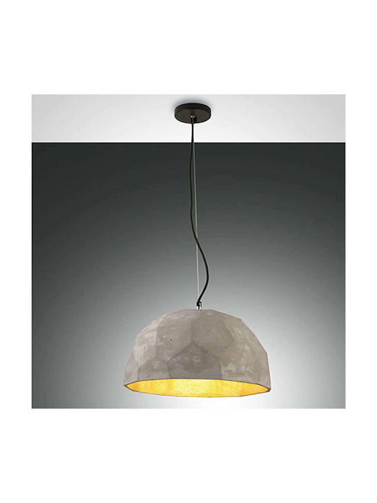 Fabas Luce Bloom Pendant Light Single-Light for Socket E27 Gray