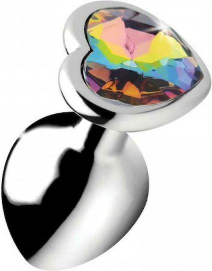 Booty Sparks Rainbow Heart Πρωκτική Σφήνα Medium Rainbow