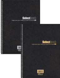 Select Sport Ruled Spiral Notebook B5 240 Sheets 4 Subjects (Μiscellaneous colours)