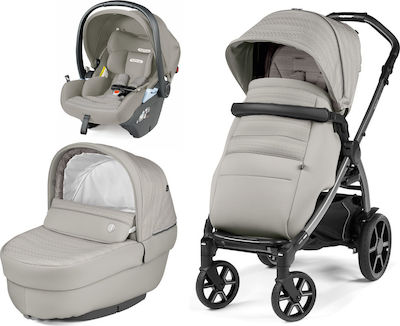 Peg Perego Πολυκαρότσι New Book 2021 Lounge 3 in 1 Moon Stone