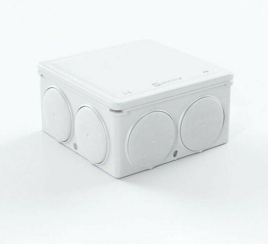 Kouvidis Medisol Surface Mounted Electrical Box Branching IP55 Medium Type (67x38mm) in Gray Color