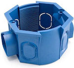 Kouvidis Χωνευτό Ηλεκτρολογικό Κουτί Διακλάδωσης Διακόπτη 60mm σε Μπλε Χρώμα 3011002