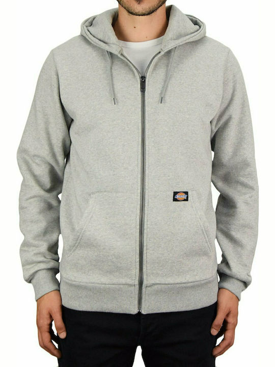 Dickies Kingsley Herren Sweatshirt Jacke mit Kapuze und Taschen Gray