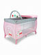 Asalvo Complete Rabbit Laufstall 2 Ebenen mit Wickeltisch Rosa 125x77cm