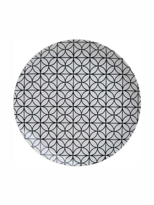 Click Plate Shallow made of Porcelain Multicolour with Diameter 27cm
