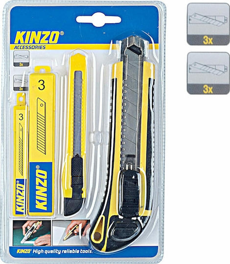 Kinzo Set Faltschneider mit Kunststoff Körper