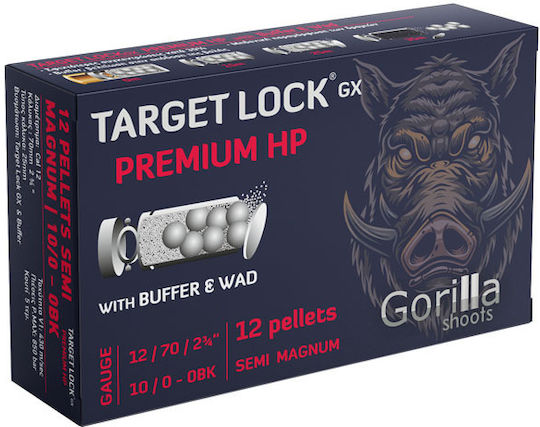 Gorilla Shoots Физически Target Lock 12βολο Premium HP 12куршума Полумагнум 5бр
