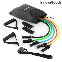 InnovaGoods Gymtube Widerstandsbänder mit Griffen Set 5 Stück Mehrfarbig mit Übungsführer InnovaGoods Gymtube Widerstandsbänder mit Griffen Set 5 Stück Mehrfarbig mit Übungsführer