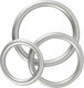 You2Toys Silicone Cock Rings Set Silver 3pcs