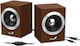 Genius SP-HF280 2.0 Speakers 6W Brown