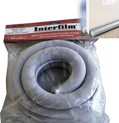 Interfilm Foam Double Draft Stopper Door / Window in Gray Color 1mx30cm