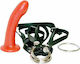 Sportsheets Harness με Dildo 12.7cm σε Μαύρο Χρώμα