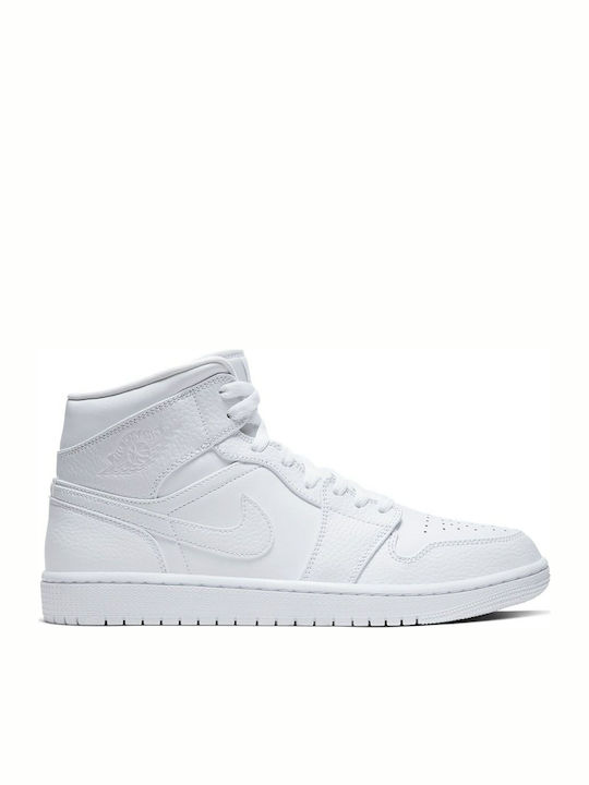 Air  1 Retro Mid Herren Stiefel Weiß