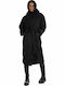 ICHI Women's Midi Coat with Belt Black