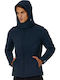 B&C Geacă de lucru pentru bărbați din polar Softshell cu căptușeală detașabilă și glugă detașabilă Albastru marin