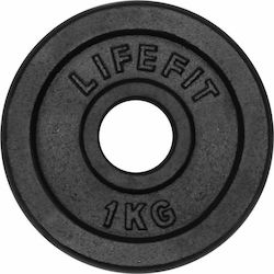 Lifefit Δίσκος Μεταλλικός 1 x 1kg Φ30mm