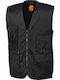 Result Safari Photographic Men's Sleeveless Jacket Black