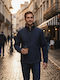Uproar Winter Men’s Softshell Waterproof and Windproof Navy Blue Jacket