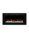 Richen Insert 153 Επιτοίχιο Ηλεκτρικό Τζάκι 2000W 153x51.5cm Μαύρο