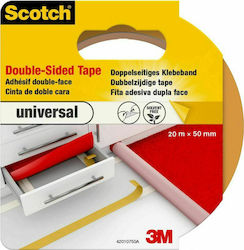 Scotch Scotch Universal Самозалепваща Двустранна лента 50ммx20м 1бр Scotch Scotch Universal Самозалепваща Двустранна лента 50ммx20м 1бр