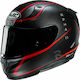 HJC R-PHA 11 Jarban Full Face Helmet with Pinlock 1300gr MC1SF Black / Red