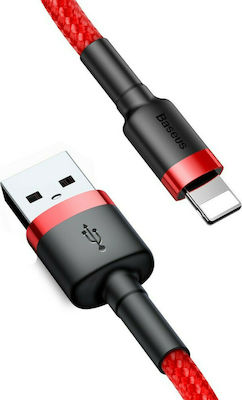 Baseus Braided USB to Lightning Cable Κόκκινο 2m (CALKLF-C09)