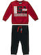 Alouette Kids Sweatpants Set Red 2pcs Five Star