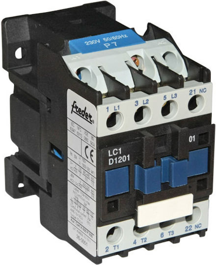 Adeleq Industrial Power με Πηνίο 5.5KW, Βοηθητική Επαφή 1NC 26-0551