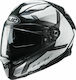 HJC F70 Dever Full Face Helmet with Pinlock and Sun Visor 1450gr MC5SF Black / White