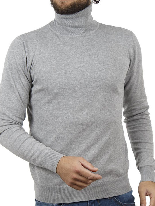 Πουλόβερ Μακρυμάνικο Γκρι