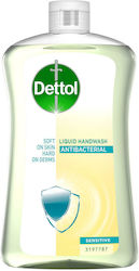 Dettol Soft On Skin Hard On Dirt Sensitive Săpun crema cu Glicerină Reîncărcare 750ml