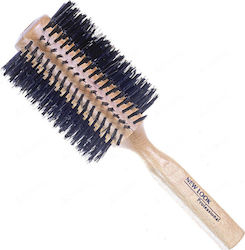 New Look Professional Brush Hair for Straightening Beige 75mm