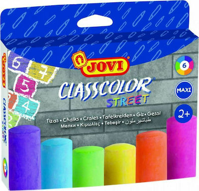 Jovi Σετ 6 Χρωματιστές Κιμωλίες