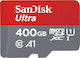 Sandisk Ultra microSDXC 400GB Clasa 10 U1 A1 UHS-I